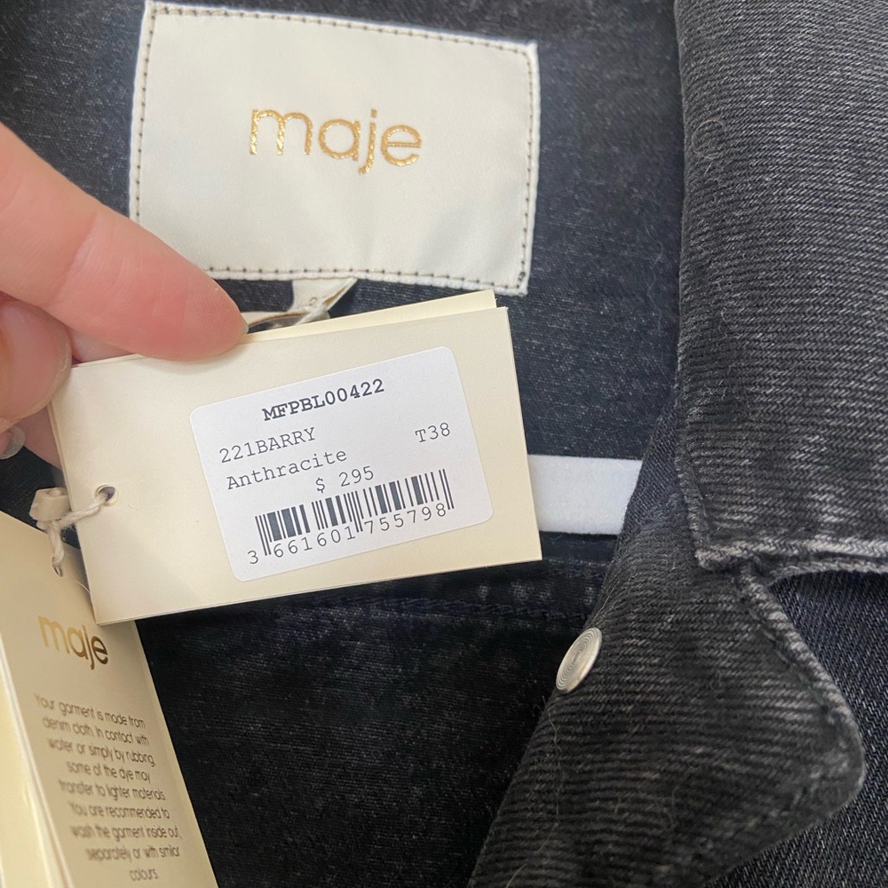 【New】Maje Jean jacket